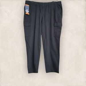 Gap Twill Cargo Black Athleisure Pants Size XXL
